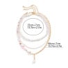 Collier baroque avec perles roses - Colliers pour travestis Collier baroque avec perles roses - Colliers pour travestis