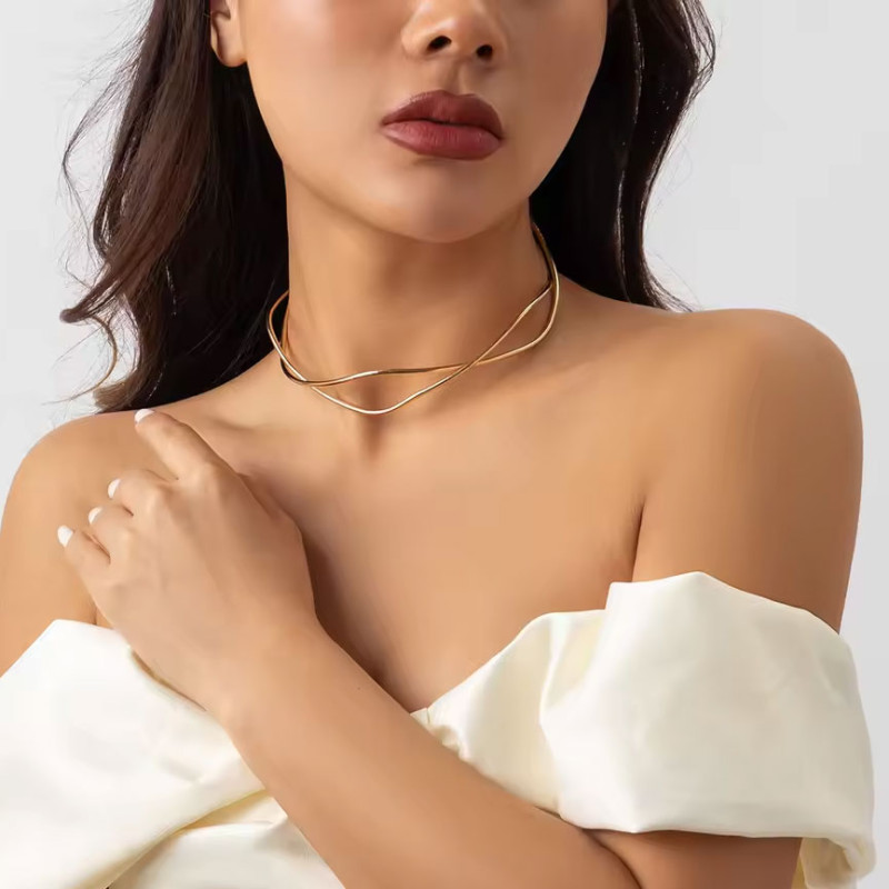 Ras cou Filaments - Colliers pour travestis