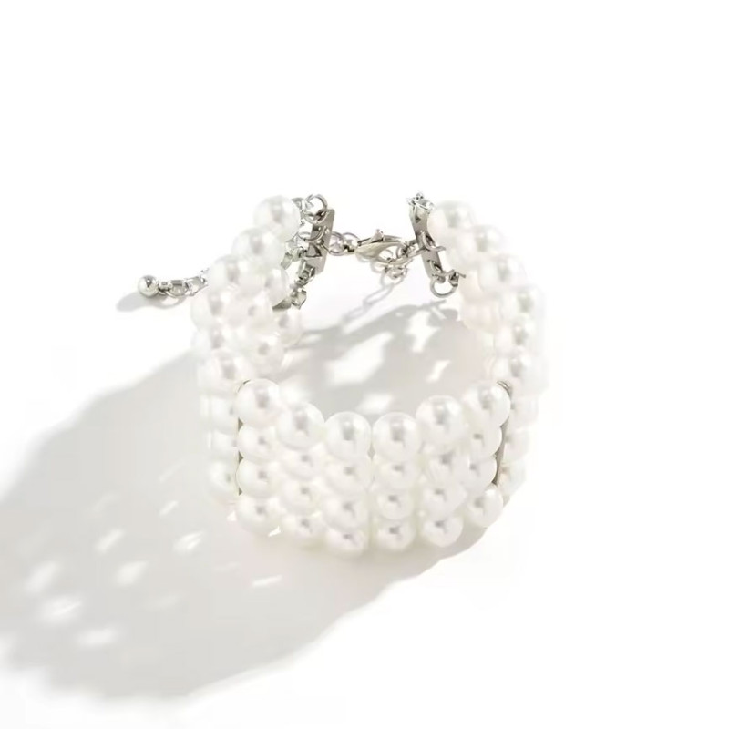 Bracelet manchette en perles - Stretch bracelets