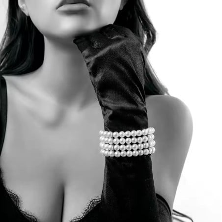 Bracelet manchette en perles - Bracelets pour travestis