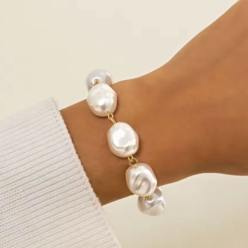 Bracelet perles asymétriques - Bracelets pour travestis