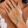 Chaine de poignet avec bagues Papillon - Bracelets pour travestis Chaine de poignet avec bagues Papillon - Bracelets pour travestis