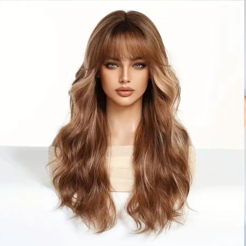 Perruque chatain Flavie - Perruques pour travestis