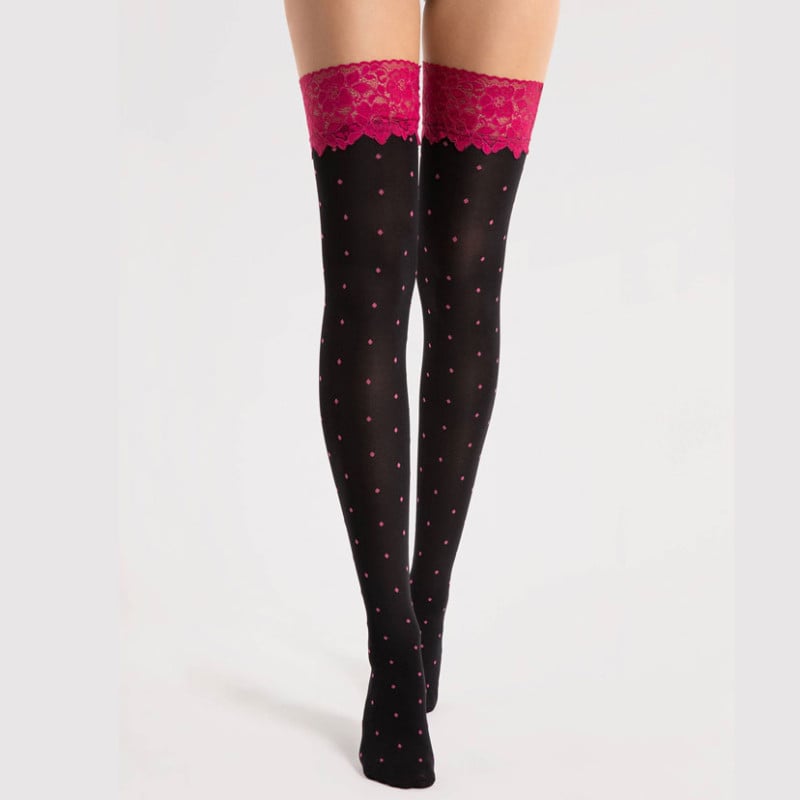 Volcano black stocking - Tights & Stockings for cross-dressers