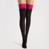 Bas noir Volcan - Bas sexy pour travestis Bas noir Volcan - Bas sexy pour travestis