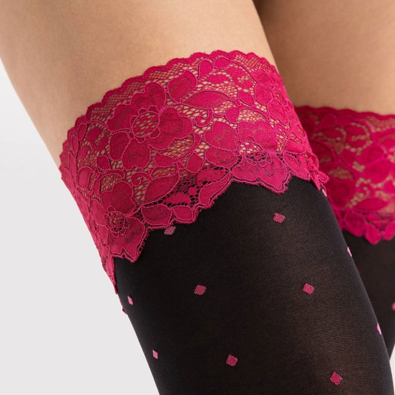Volcano black stocking - Tights & Stockings for cross-dressers