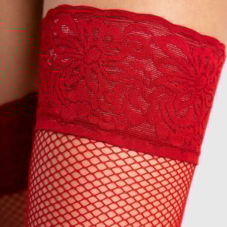 Red Liza Stockings - Tights & Stockings for cross-dressers