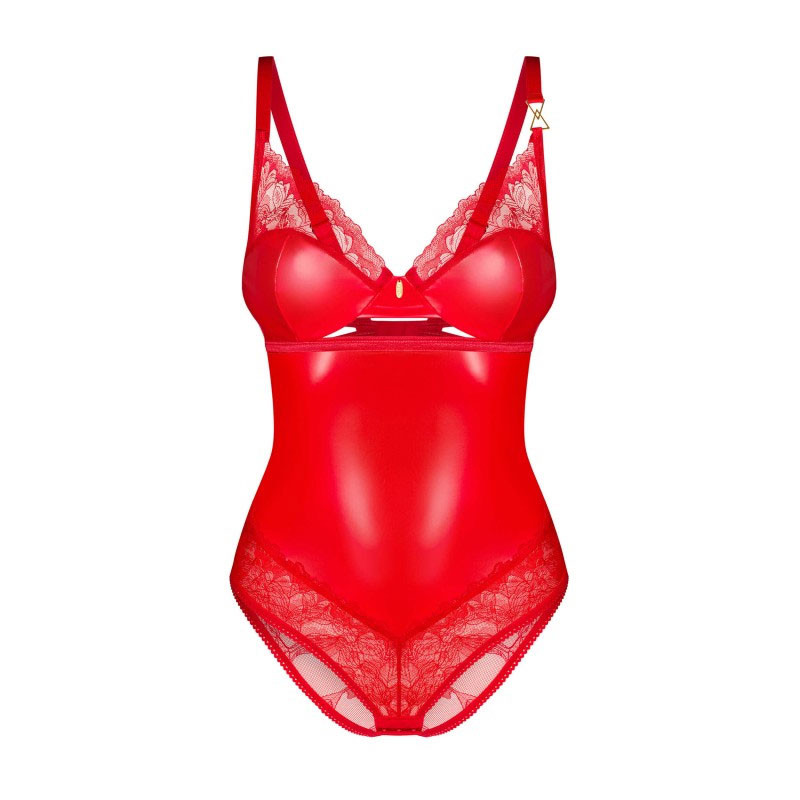 Aliosa Red Bodysuit - Sexy bodysuits for cross-dressers