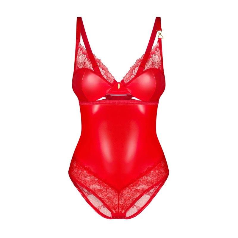 Body Aliosa rouge - Body sexy pour travestis