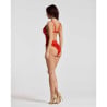Body Aliosa rouge - Body sexy pour travestis Body Aliosa rouge - Body sexy pour travestis