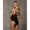 Body noir à dentelles - Body sexy pour travestis