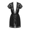 Black Lace Bathrobe - Babydolls for cross-dressers Black Lace Bathrobe - Babydolls for cross-dressers