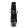 Escarpins plateforme Delight noires vernies - Escarpins grandes tailles pour travestis Escarpins plateforme Delight noires vernies - Escarpins grandes tailles pour travestis