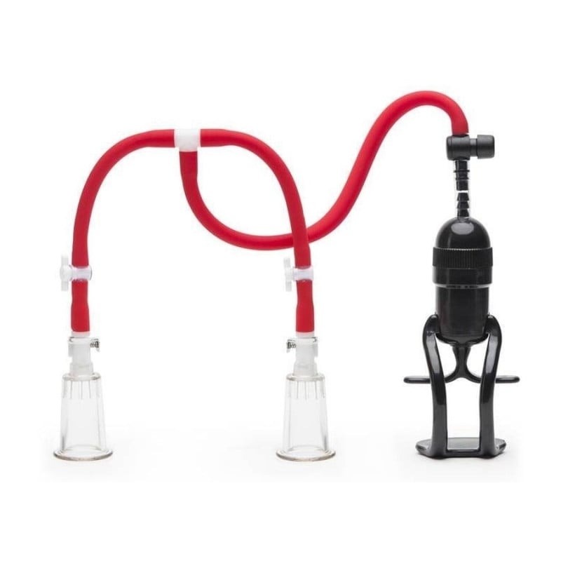 Pompe à tétons Tit Up double Cup - Pompes à tétons pour travesti