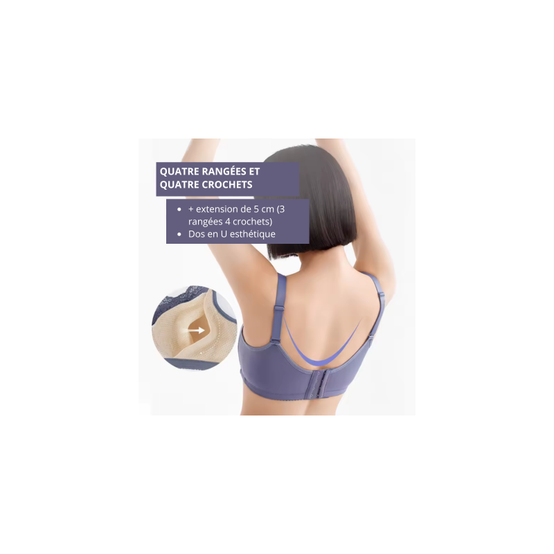 Blue Lace Pocket Bra - Bras with pockets