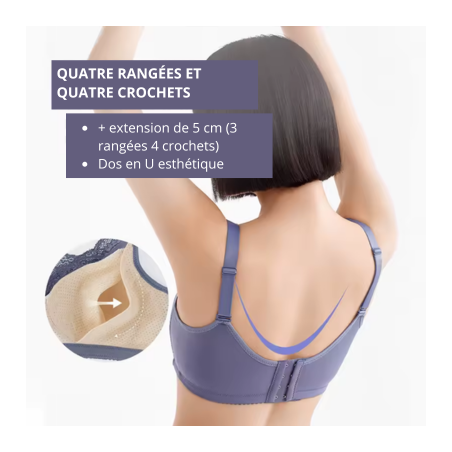 Soutien-gorge à poches bleu en dentelles - Soutiens-gorge à poches pour travestis