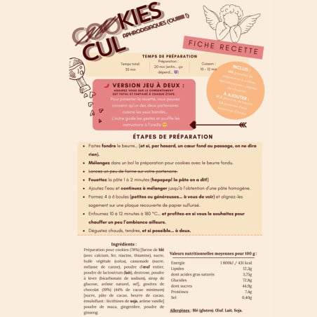 Préparation pour cookies aphrodisiaques - Aphrodisiaques pour travestis