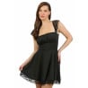 Robe avec bretelles dentelle noire - Robes pour travestis Robe avec bretelles dentelle noire - Robes pour travestis