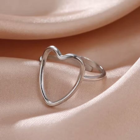 Bague argentée Rita - Bagues pour travestis Bague argentée Rita - Bagues pour travestis