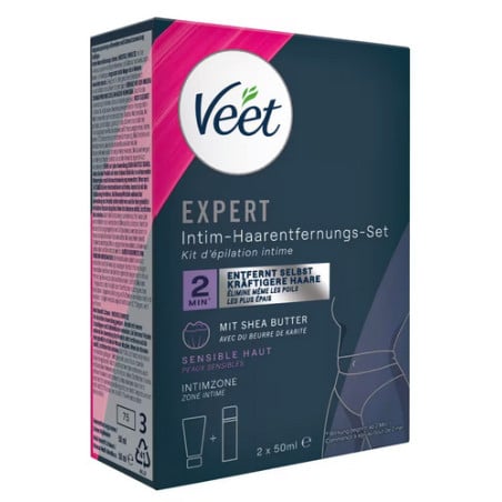 Kit épilation intime Veet Expert - Epilation pour travestis