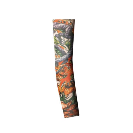 Manche Tatouage couleurs - Mitaines pour travestis Manche Tatouage couleurs - Mitaines pour travestis