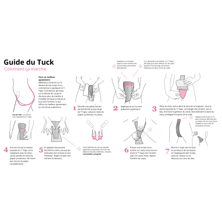 Beige Tucking Kit (2 strips) - Tucking