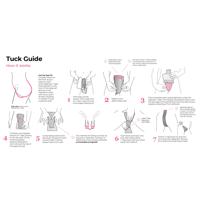 Beige Tucking Kit (2 strips) - Tucking