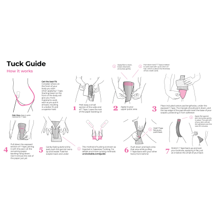 Beige Tucking Kit (2 strips) - Tucking