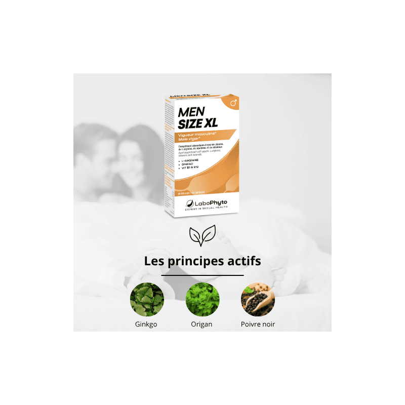 MenSize XL gélules - Aphrodisiaques pour travestis