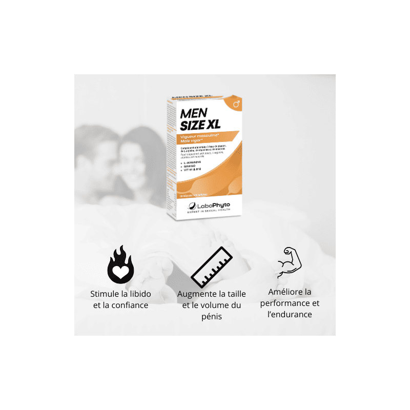 MenSize XL gélules - Aphrodisiaques pour travestis