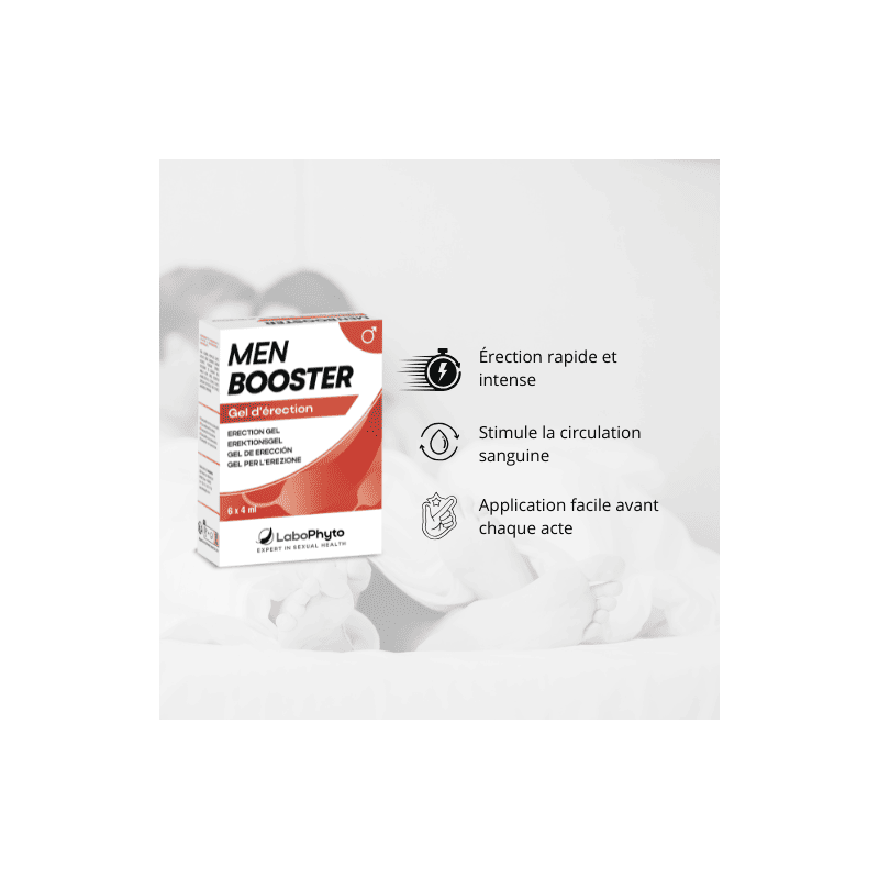 MenBooster Erection Gel Sachets - Aphrodisiacs for cross-dressers