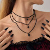 Triple black necklace - Necklaces