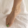 Gold Oriental Anklet - Ankle jewelry for transvestites