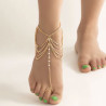 Gold Oriental Anklet - Ankle jewelry for transvestites