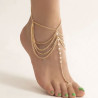 Gold Oriental Anklet - Ankle jewelry for transvestites