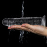 Flawless Transparent Dildo - Cupping dildos for cross-dressers