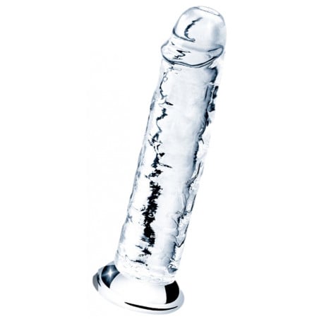 Flawless Transparent Dildo - Cupping dildos for cross-dressers
