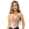 Vinyl corset with laces - Corsets for cross-dressers
