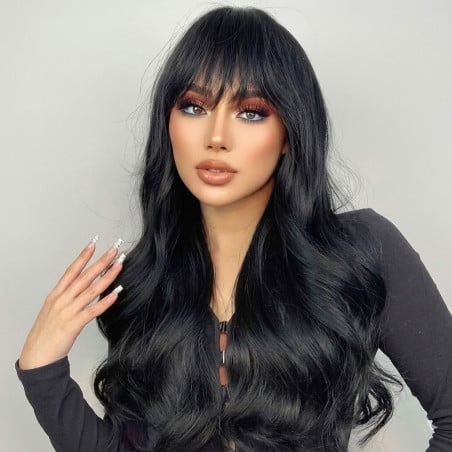 Perruque brune Lola - Perruques brunes pour travestis