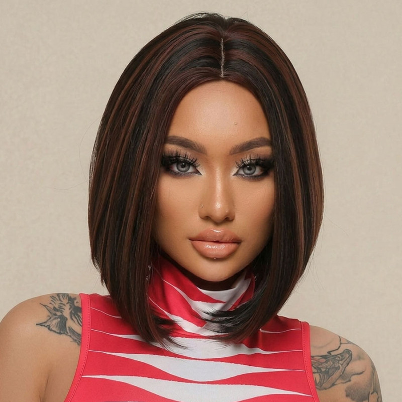 Petra brown wig - Brown