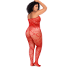 Red Heart Jumpsuit Plus Size - Suits for cross-dressers