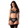 3-piece Nightly blue set - Sexy set for cross-dressers