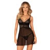 Chemeris Black Nightgown - Babydolls for cross-dressers