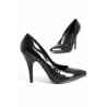 Escarpins vernis noirs 10 cm - Escarpins grandes tailles pour travestis