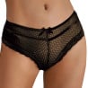 Panty noir en dentelles - Culottes / Strings