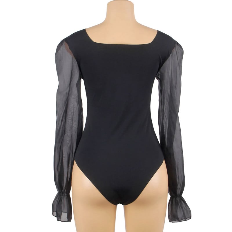 Body manches longues - Body sexy pour travestis