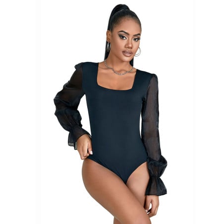 Body manches longues - Body sexy pour travestis