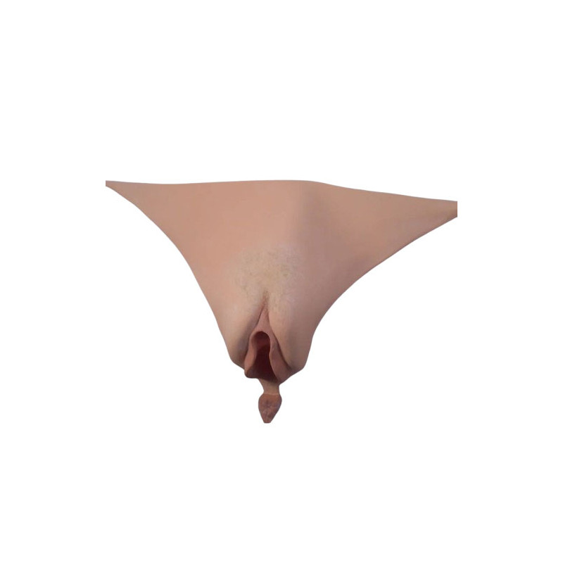 Vee-String vagin Blonde - Faux vagins transgenres et transexuels