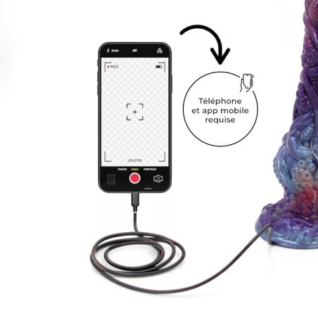 XL Anal Plug with Camera The Oracle - Gode Alien