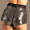 Glamour Glow Mini Shorts - Shorts pour travestis